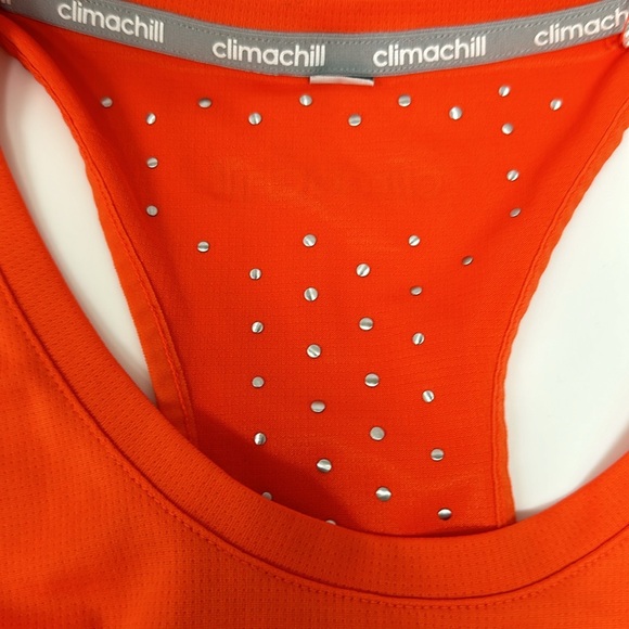 Adidas climachill tank orange est small ptp 14 - Picture 2 of 4